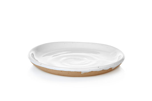 Earth 16cm Bread Plate - Alabaster