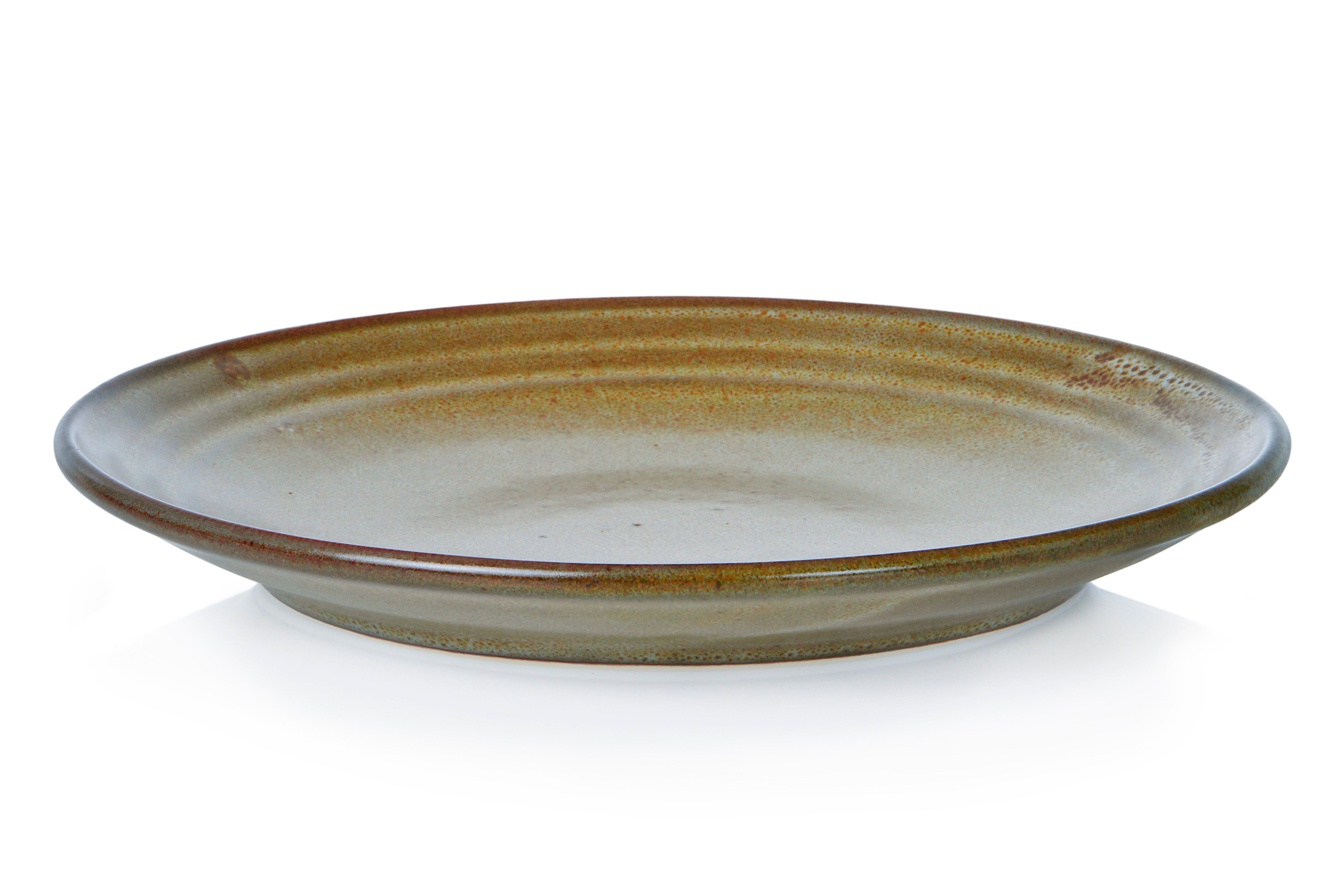 FACTORY SECONDS - Wave Lunch Plate 25cm - Tussock 2 Pack