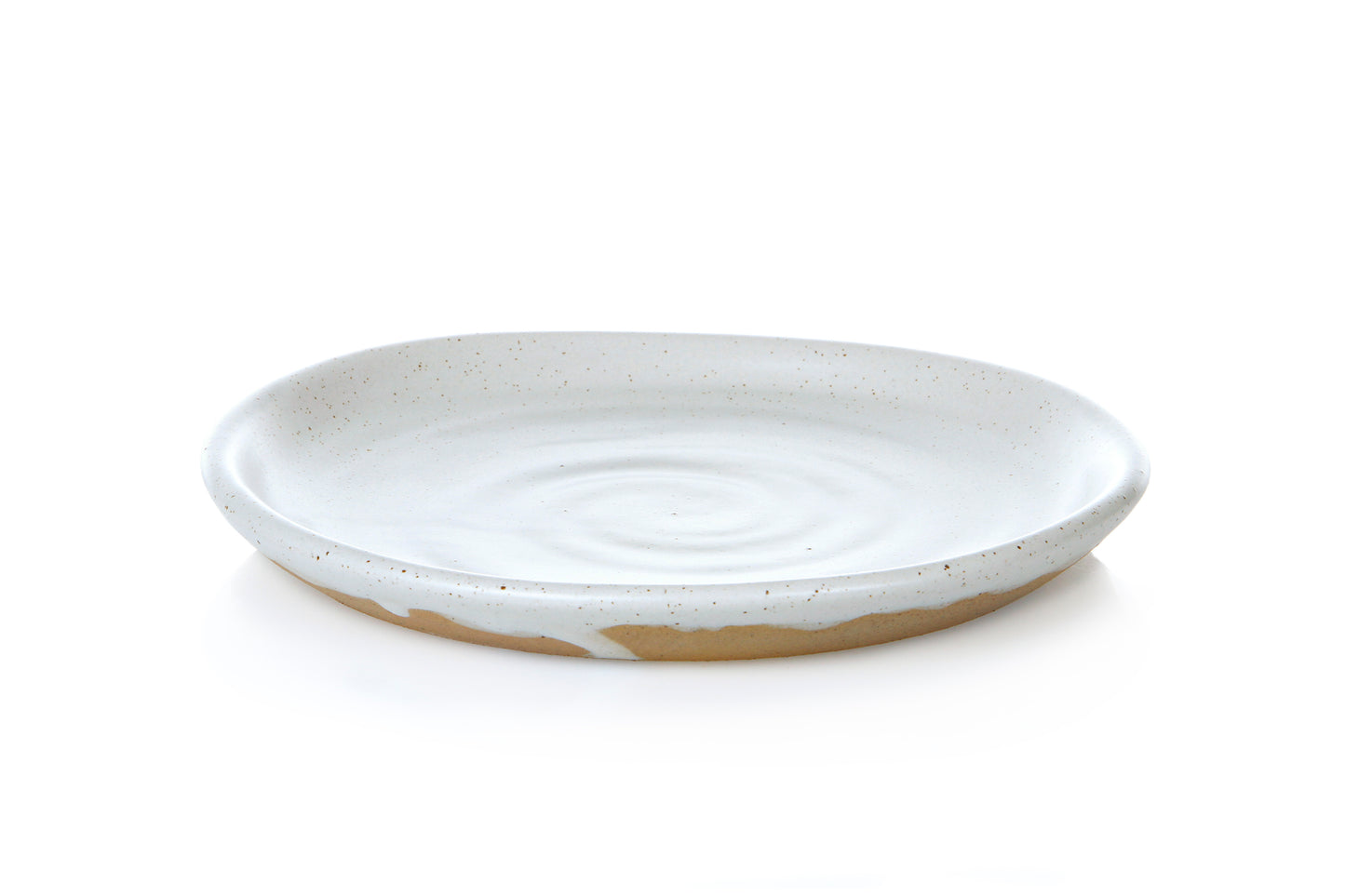 Earth 18cm Side Plate - Eggshell