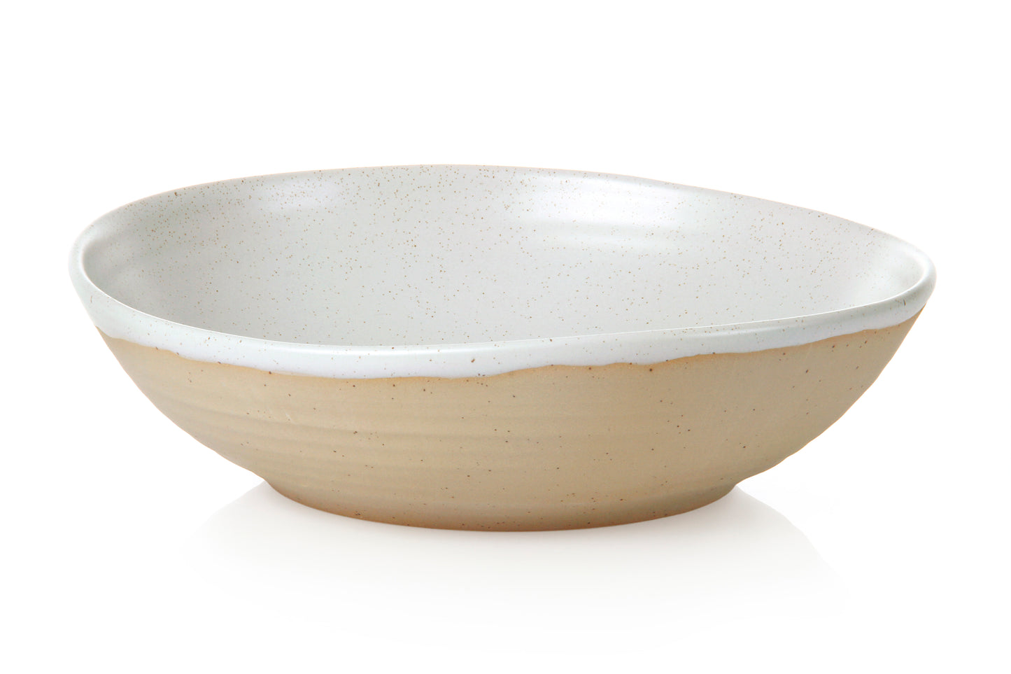 Earth 28cm Salad Bowl Eggshell