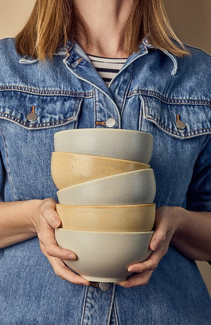 Studio Coupe 15cm Bowl - Oyster Glaze