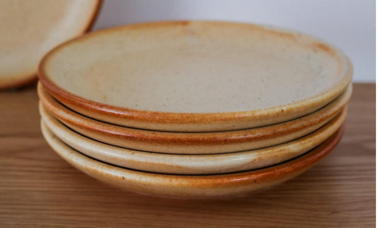 Studio Coupe 15cm Plate - Cinnamon Glaze