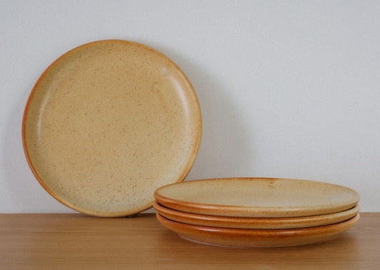 Studio Coupe 21cm Plate - Cinnamon Glaze