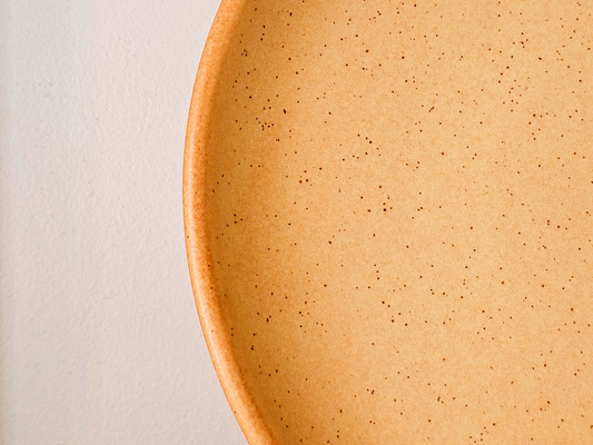 Studio Coupe 25cm Plate -Cinnamon Glaze