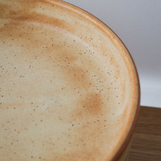 Studio Scandi 21cm Deep Plate - Cinnamon Glaze
