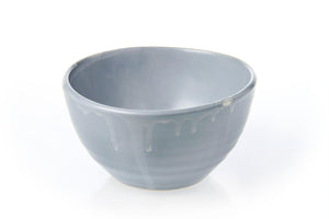 Temuka Pottery Noodle Bowl Layered Grey